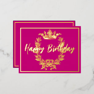 Joyeux anniversaire Invitation Vintage de la Couro