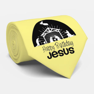 Joyeux anniversaire Jésus Cravate