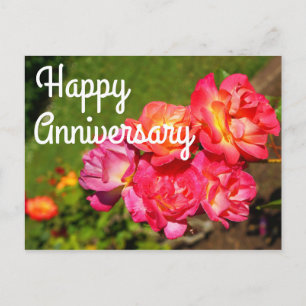 Joyeux anniversaire Joseph’s Coat Rose #1 Carte po