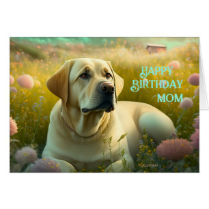 Joyeux anniversaire maman Labrador Animal Chien