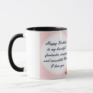 Joyeux Anniversaire Maman Mug : Envoyer l'amour av