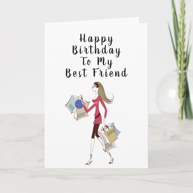JOYEUX ANNIVERSAIRE ***MEILLEUR AMI*** CARTE (Devant)