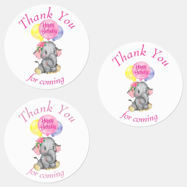 Joyeux anniversaire, merci Étiquettes (Groupe)