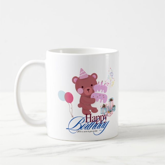 Joyeux Anniversaire Mug (Gauche)