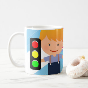 Joyeux Anniversaire Mug Boy Traffic Light