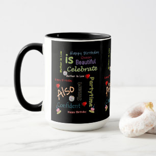 Joyeux anniversaire Mug Mother in Law