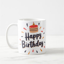 "Joyeux Anniversaire" Mug Pour Adultes