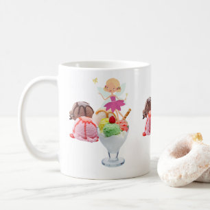 Joyeux Anniversaire Mug Rose Fairy Glace Cream