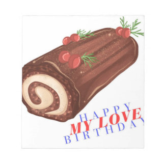 Joyeux anniversaire My Love - Bloc-notes élégant