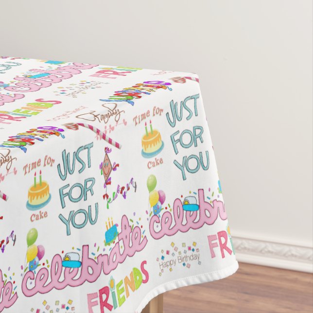 Joyeux Anniversaire Nappe Amis Famille (In Situ)