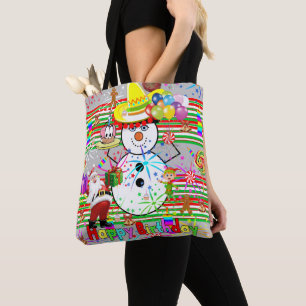 Joyeux anniversaire Noël Sacs fourre-tout féminins