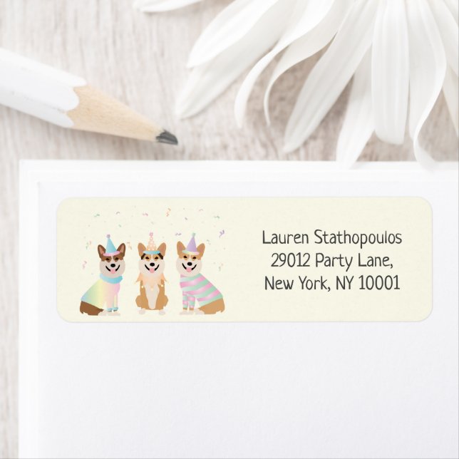 Joyeux Anniversaire Pembroke Welsh Corgi Chiens (En situation)