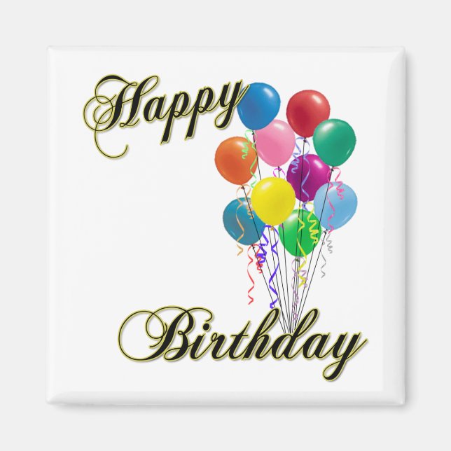 Joyeux anniversaire - Personnaliser Magnet (Devant)