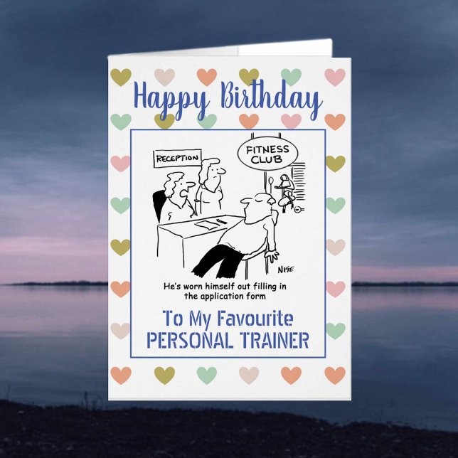 Joyeux Anniversaire Personnel Entraîneur (Créateur téléchargé)