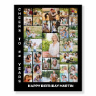 Joyeux Anniversaire Photo Collage 31 Symbole de la