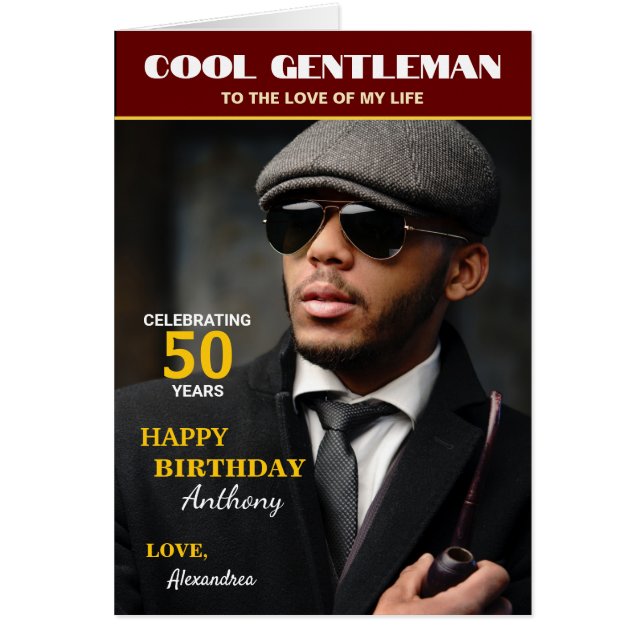 Joyeux Anniversaire Photo Magazine Couverture pers (Devant)
