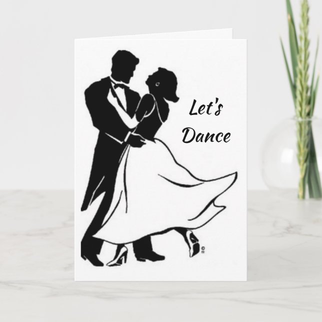 JOYEUX "ANNIVERSAIRE" PORTONS LA CARTE **DANSE** (Devant)