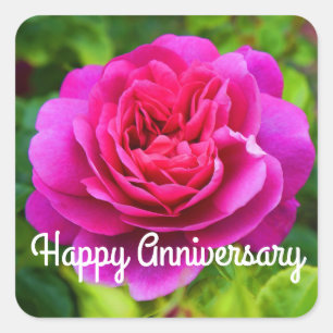 Joyeux Anniversaire Princesse Anne Rose Stickers #