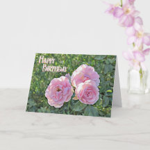 Joyeux Anniversaire Roses - Carte