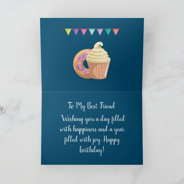 Joyeux Anniversaire Simple cadeau de carte pour me (Intérieur)
