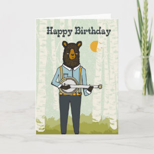 Joyeux anniversaire - soutenez jouer la carte