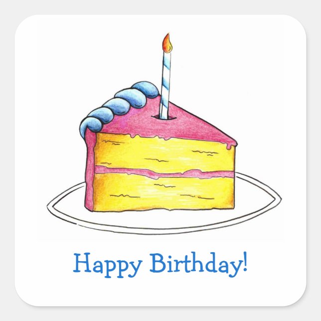Joyeux anniversaire ! Sticker Anniversaire de boug (Devant)