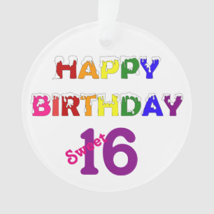 Joyeux Anniversaire Sweet 16