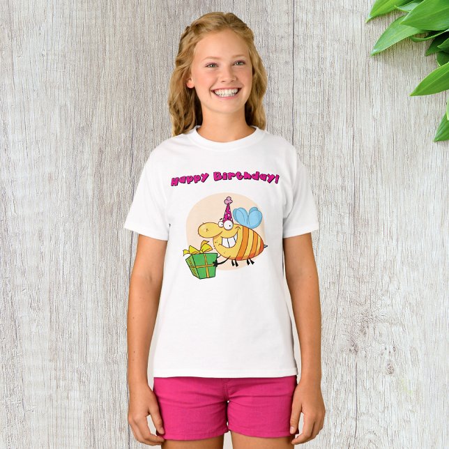Joyeux Anniversaire T-shirt Bee Girls (Créateur téléchargé)