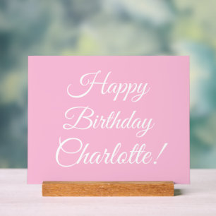 Joyeux Anniversaire texte de nom de script personn