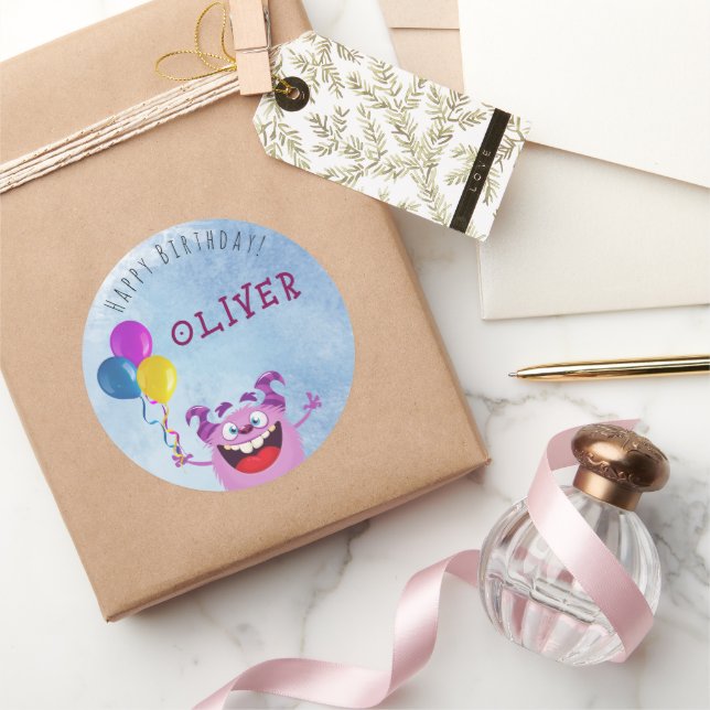 Joyeux autocollant d'anniversaire ! (Cadeaux)