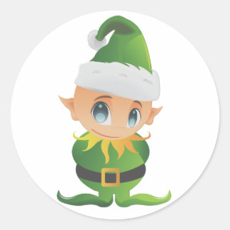 Joyeux autocollant Noël Lil Angel