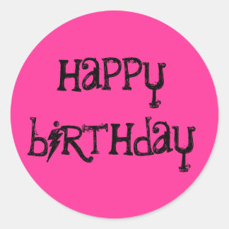 Joyeux autocollants d'anniversaire