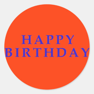 Joyeux autocollants d'anniversaire