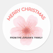 Joyeux autocollants de la famille Jordan Noël