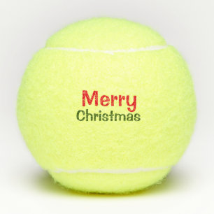 Joyeux balle de tennis de Noël