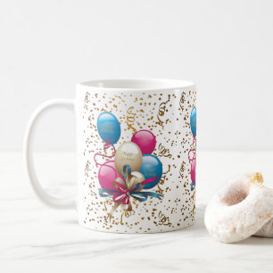 Joyeux Ballons de Mug Anniversaire