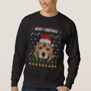 Joyeux Beagle de Noël Ugly Xmas Sweat