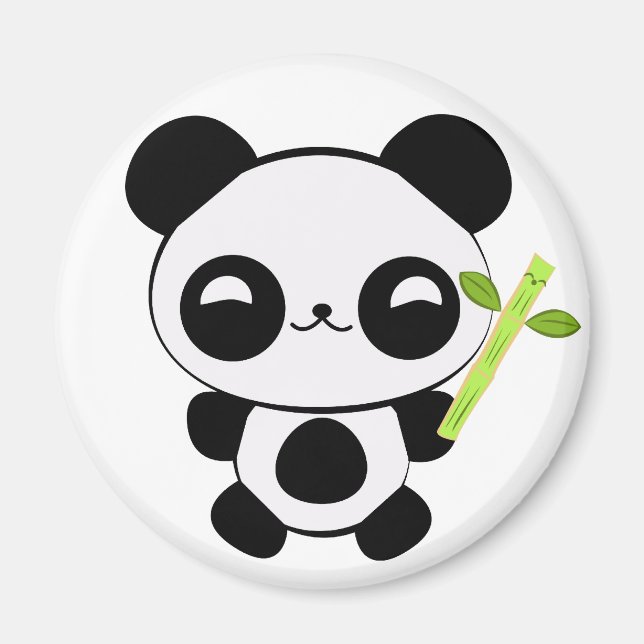 Joyeux bébé Panda Magnet (Devant)