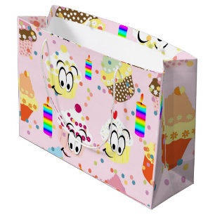 Joyeux cadeau d'anniversaire Sac Cupcake