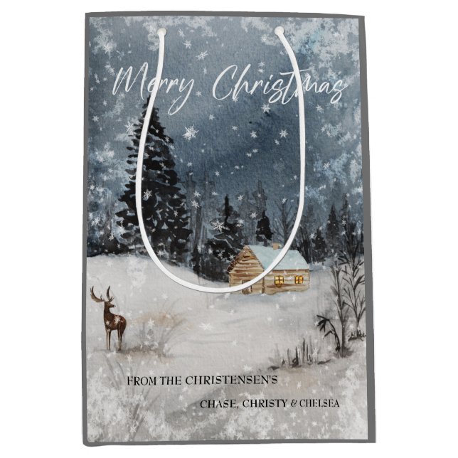 Joyeux cadeau de Noël sac (Devant)