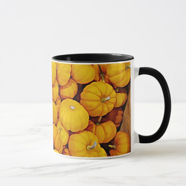 Joyeux café Citrouille Halloween Mug (Droite)