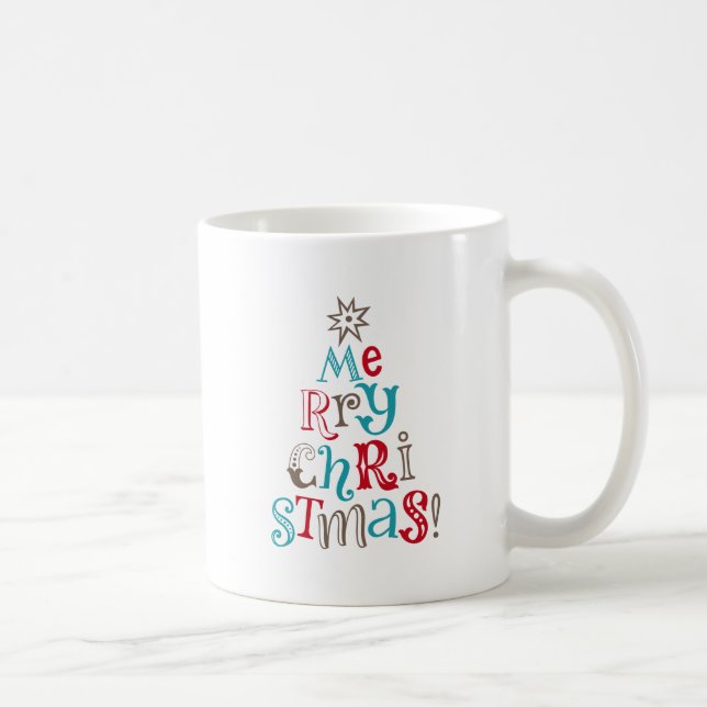 Joyeux café de Noël Mug (Droite)