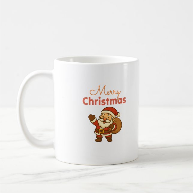 Joyeux café de Noël Mug (Gauche)