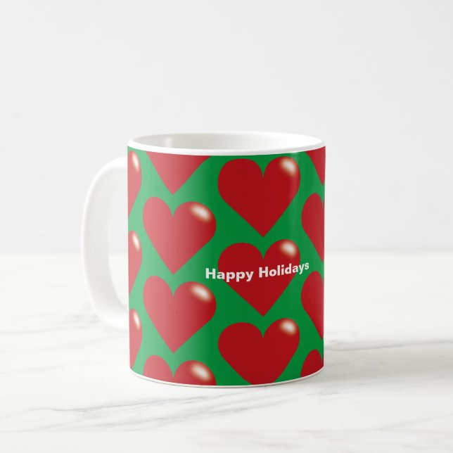 Joyeux café de vacances Mug (Devant gauche)