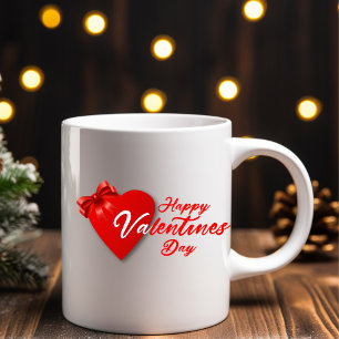 Joyeux café Mug à deux tons de la Saint-Valentin