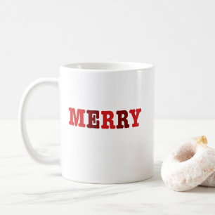 Joyeux café rouge Noël Mug