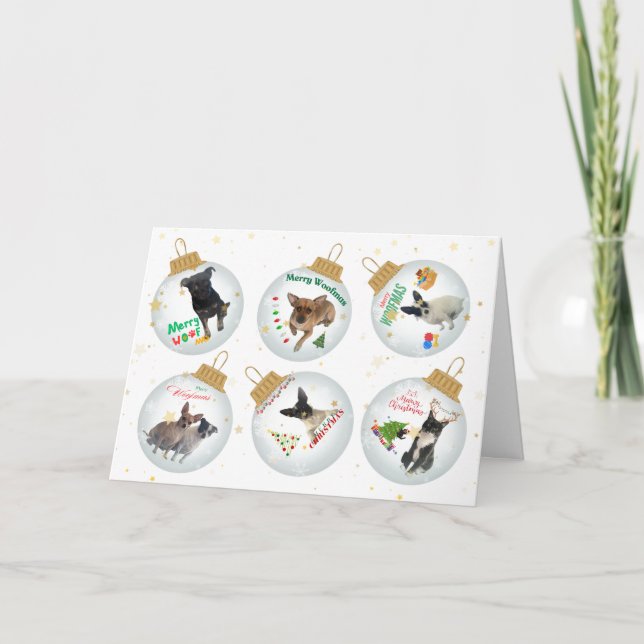 Joyeux - Carte de Noël Woofmas (Devant)