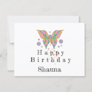 Joyeux carte de remerciements d'anniversaire
