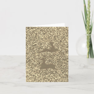 joyeux carte de rennes de Noël