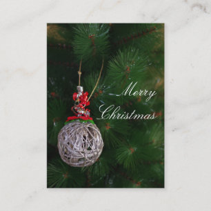 Joyeux Carte de visite de Noël